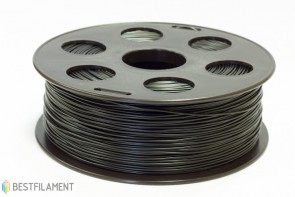 Чёрный ABS пластик BESTFILAMENT для 3D-принтеров 1 кг, 1.75 мм.