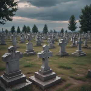 Могильные кресты в Ставрополе