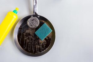 Чем отмыть жир с газовой плиты решетку из чугуна